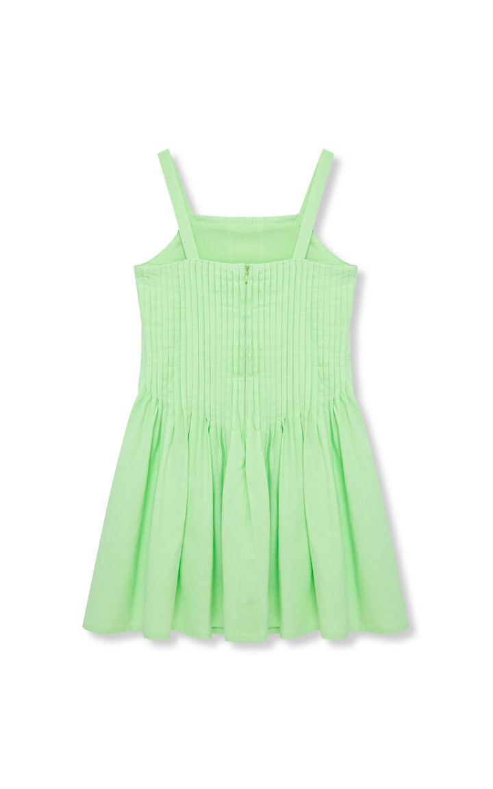 Smocked Rusched Dress