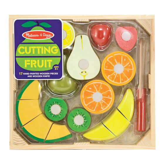 Cutting Fruit Set- Wooden Play Food