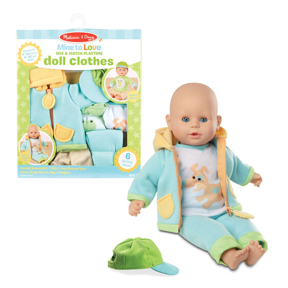 Mine to Love Mix & Match Playtime Doll Clothes