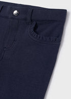 Ruffle Pocket Fleece Basic Trouser