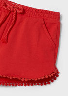 Basic Knit Shorts with Dot Trim
