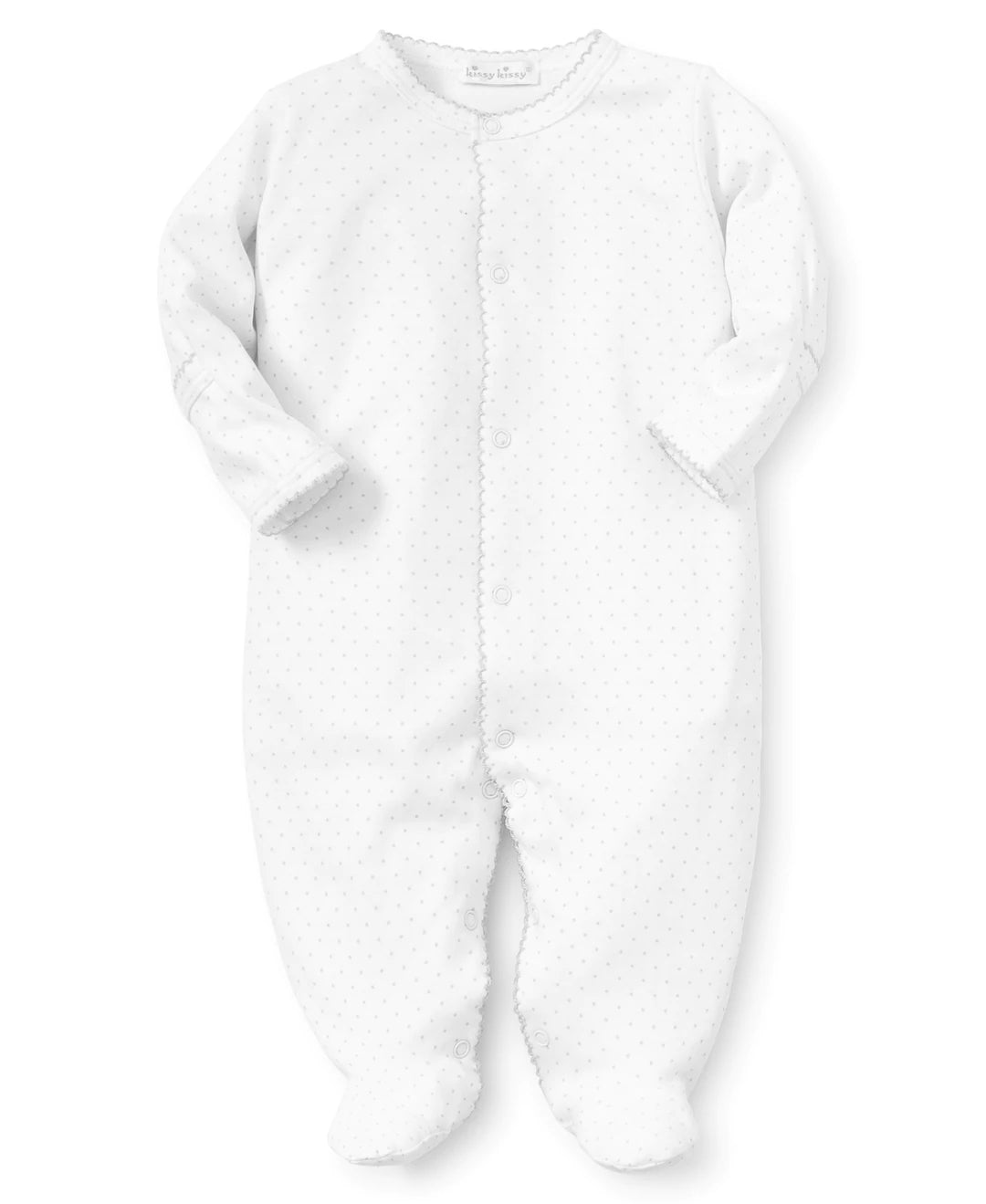 New Kissy Dot Print Footie