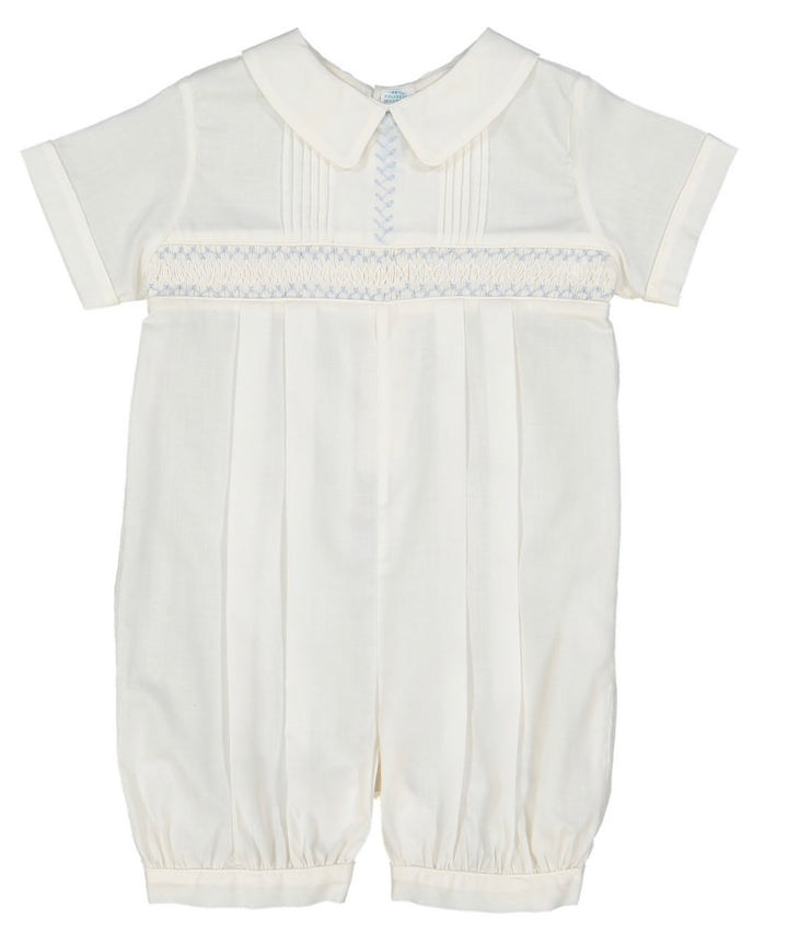 Boys Vintage Smocked Romper