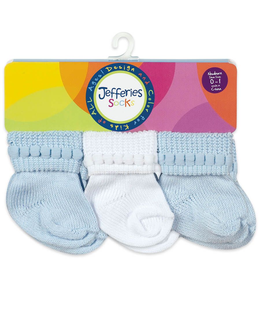 Rock-A-Bye Turn Cuff Socks-6 Pair