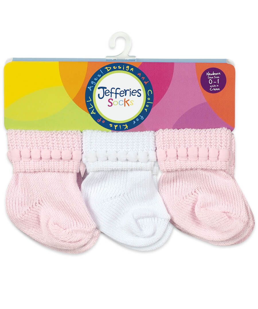 Rock-A-Bye Turn Cuff Socks-6 Pair