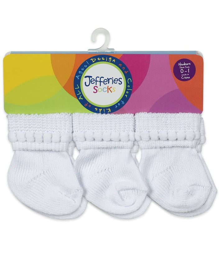 Rock-A-Bye Turn Cuff Socks-6 Pair