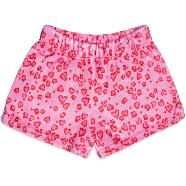Lovely Leopard Plush Shorts