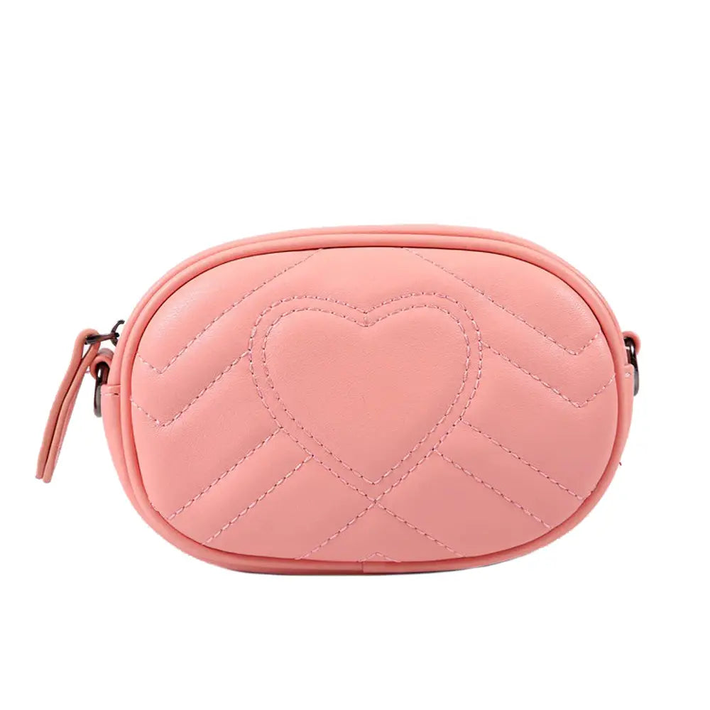 Quilted Heart Belt Bag
