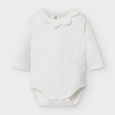Ruffle Collar L/S Bodysuit