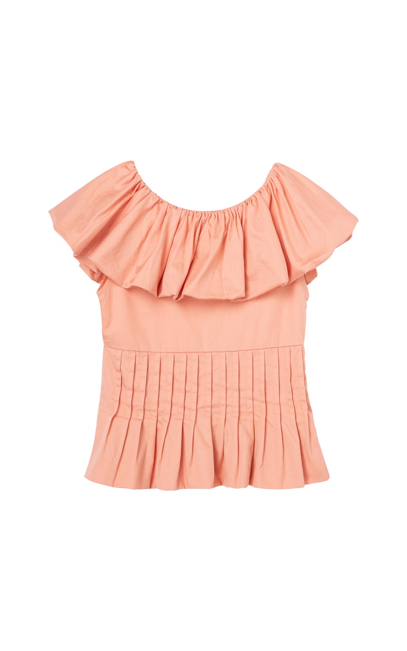 Puff Sleeve V-Neck Top