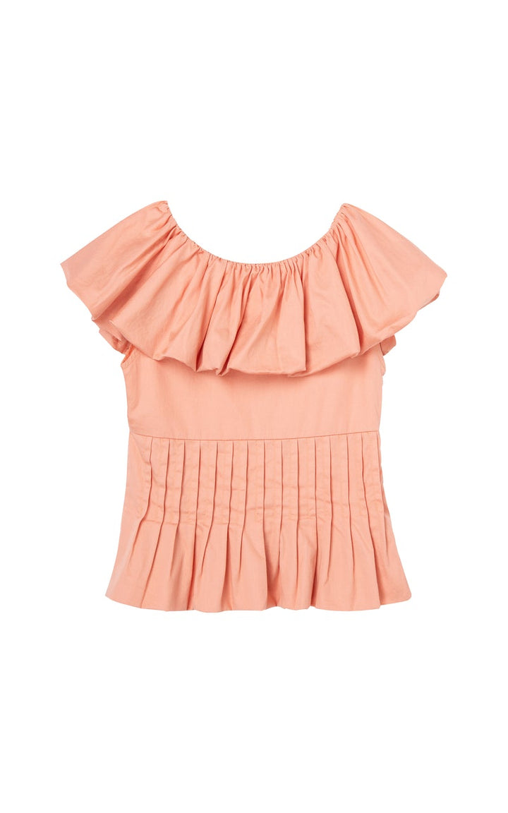 Puff Sleeve V-Neck Top