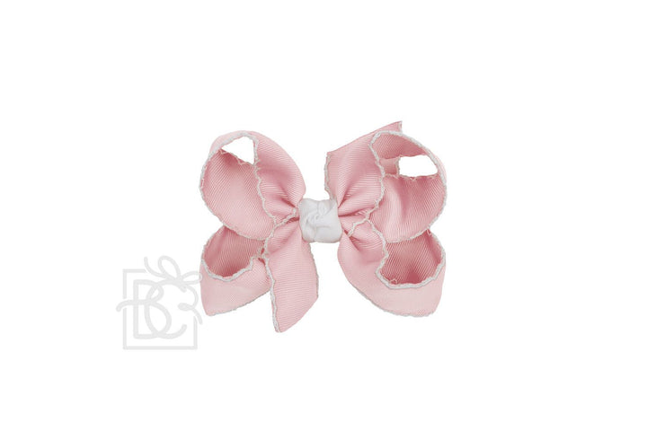 Crochet Edge Grossgrain Bow