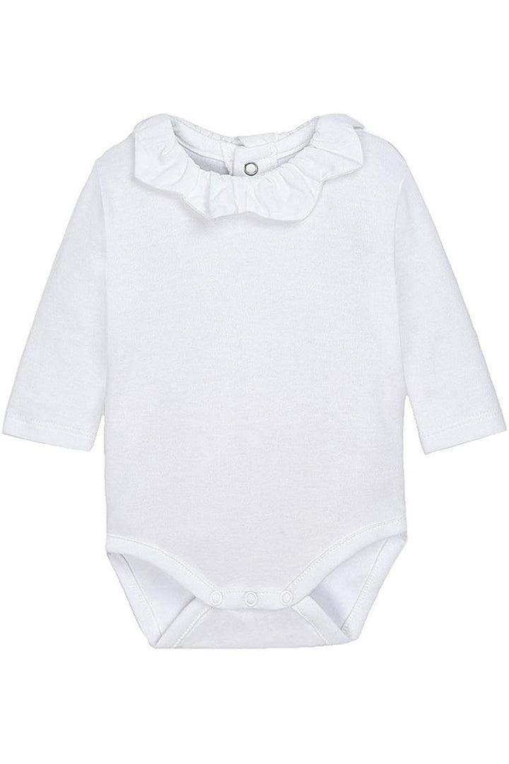 Ruffle Collar L/S Bodysuit