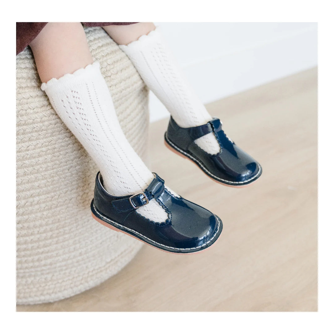 Selina Scalloped T Strap Mary Jane
