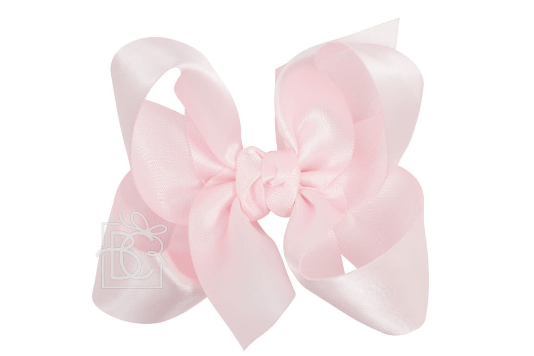 Satin Bow On Alligator Clip