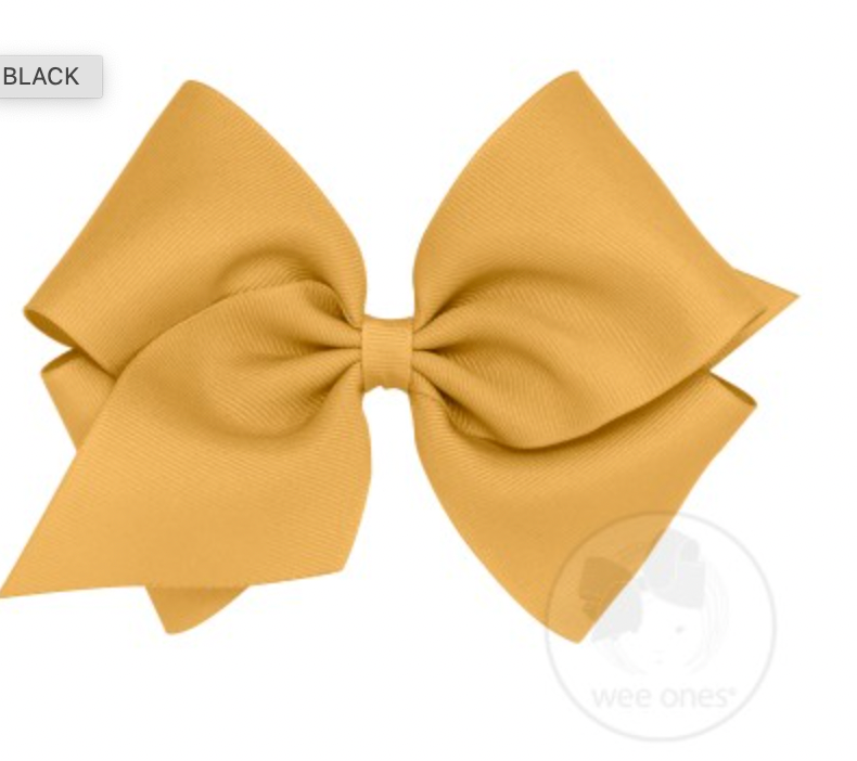 Classic Grosgrain Bow-Plain Wrap
