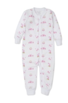 Pajamas w/Zip Snug Prt