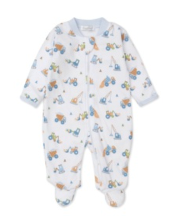 Footie w/Zip Print