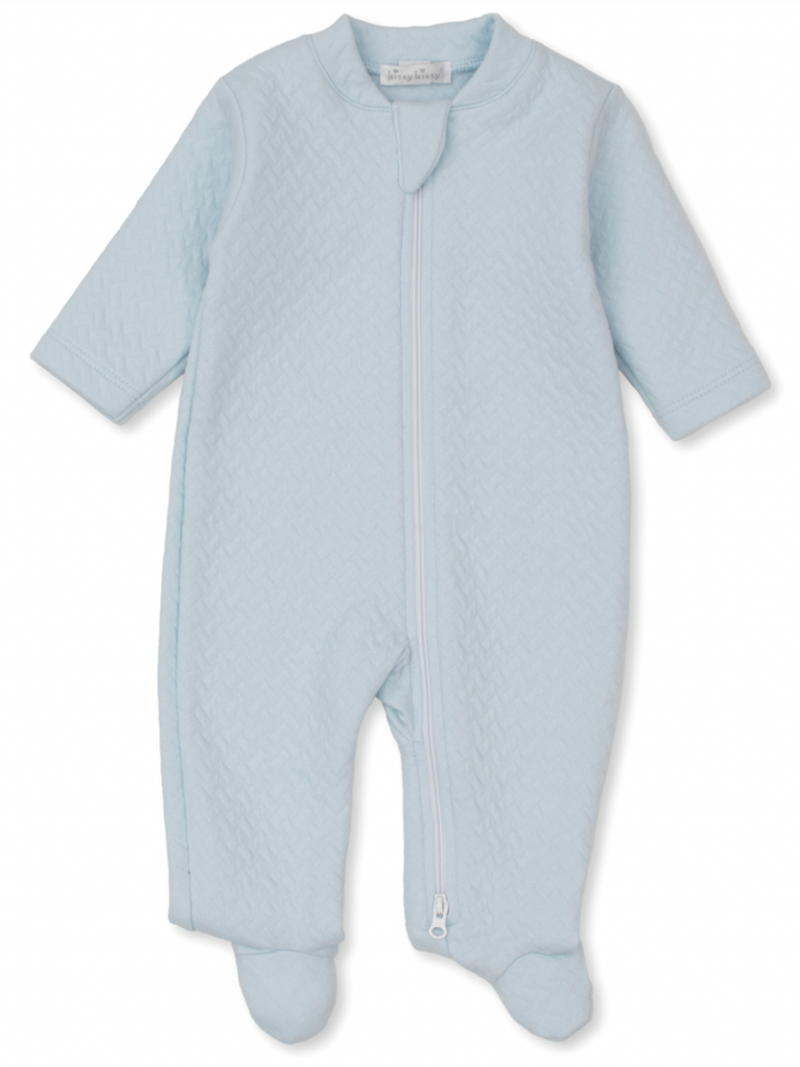 Jacquard Footie w/Zip