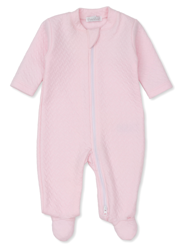 Jacquard Footie w/Zip