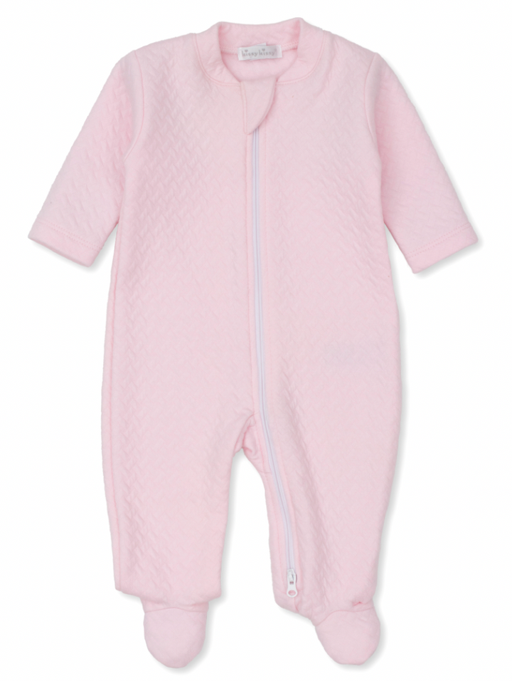 Jacquard Footie w/Zip