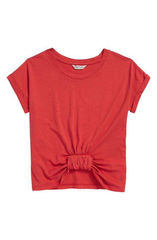 Gathered Front Knotted Top