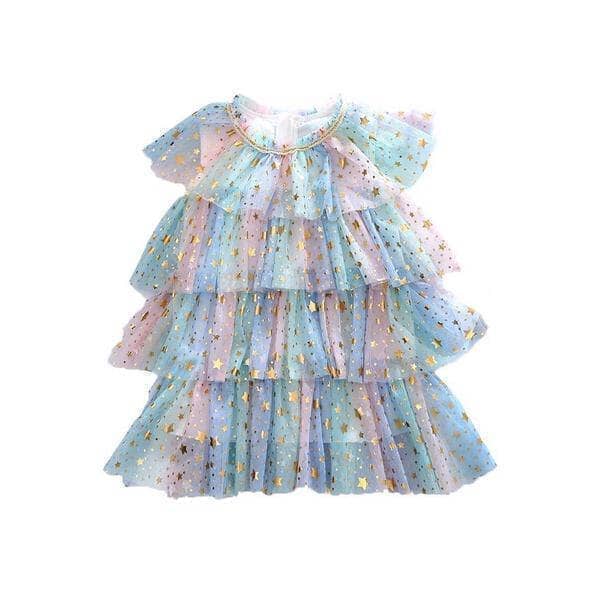 Pastel Stars Tulle Dress