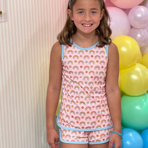 Two Piece Short Lounge Set
