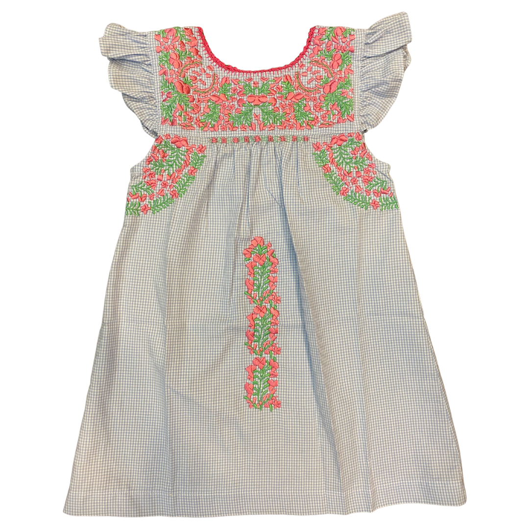 Flutter Sleeve Dress w/Out Ruffle