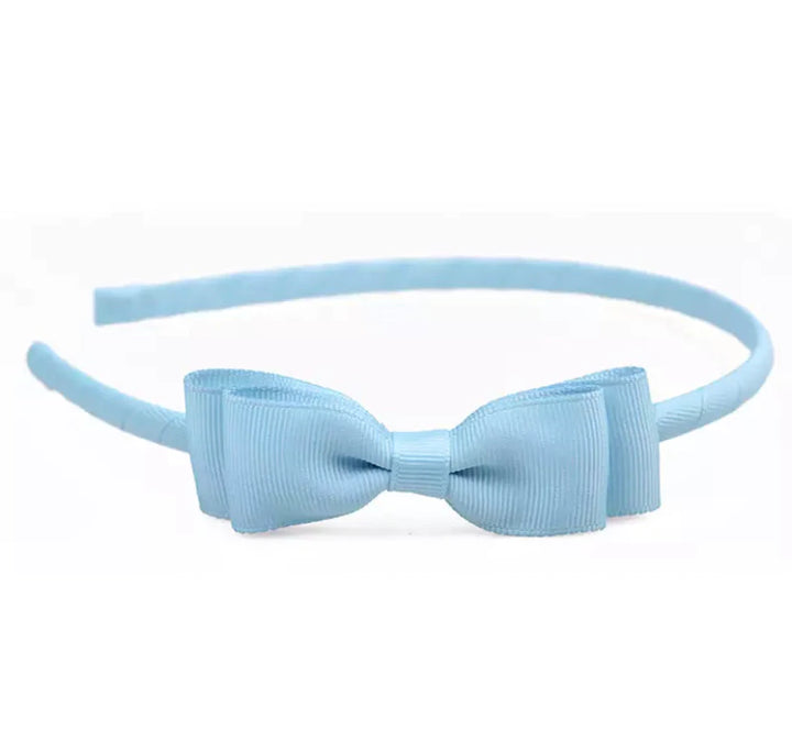 Solid Grosgrain Bow Headband