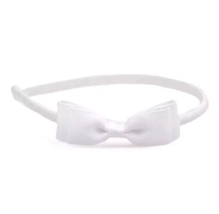Solid Grosgrain Bow Headband
