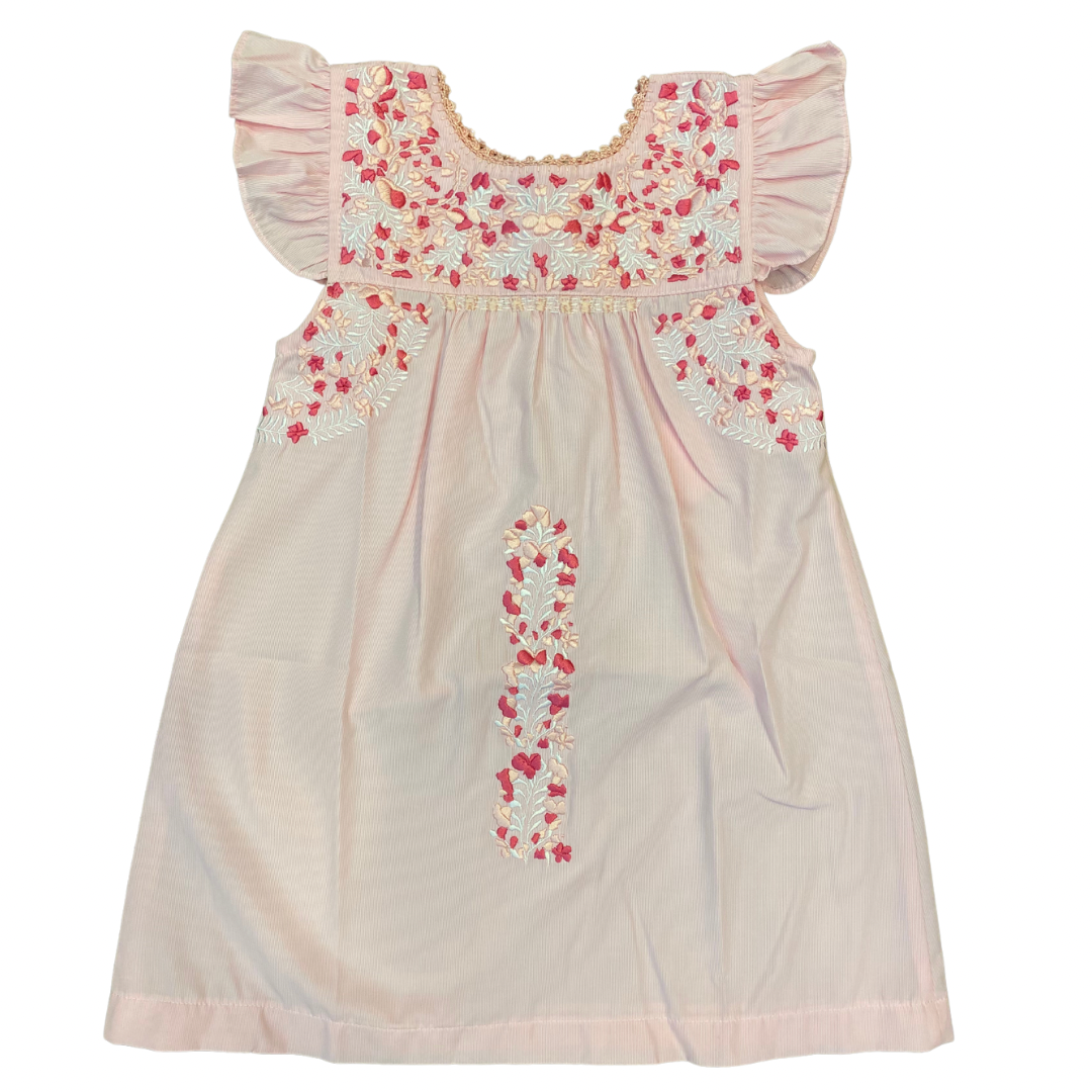 Flutter Sleeve Dress w/Out Ruffle