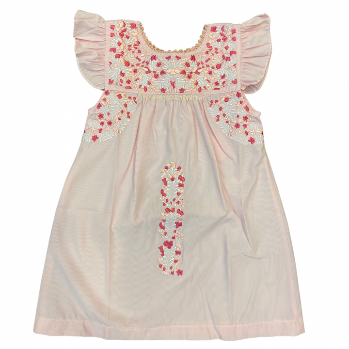 Flutter Sleeve Dress w/Out Ruffle