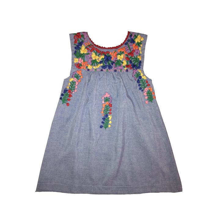 Puebla Dress-Sleeveless