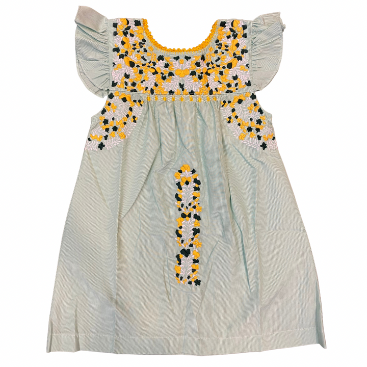 Flutter Sleeve Dress w/Out Ruffle