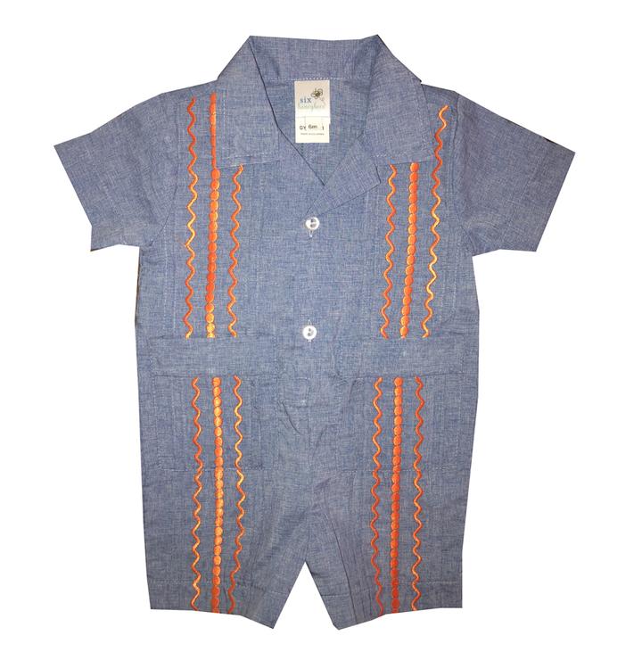 Guayabera Romper