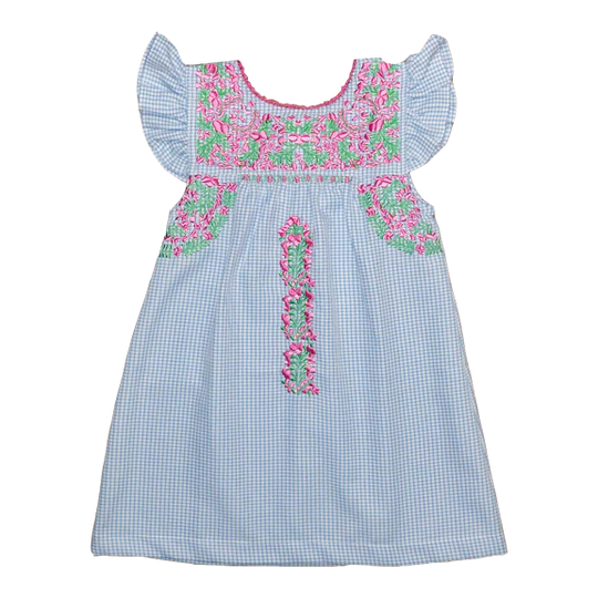 Flutter Sleeve Dress w/out Ruffle