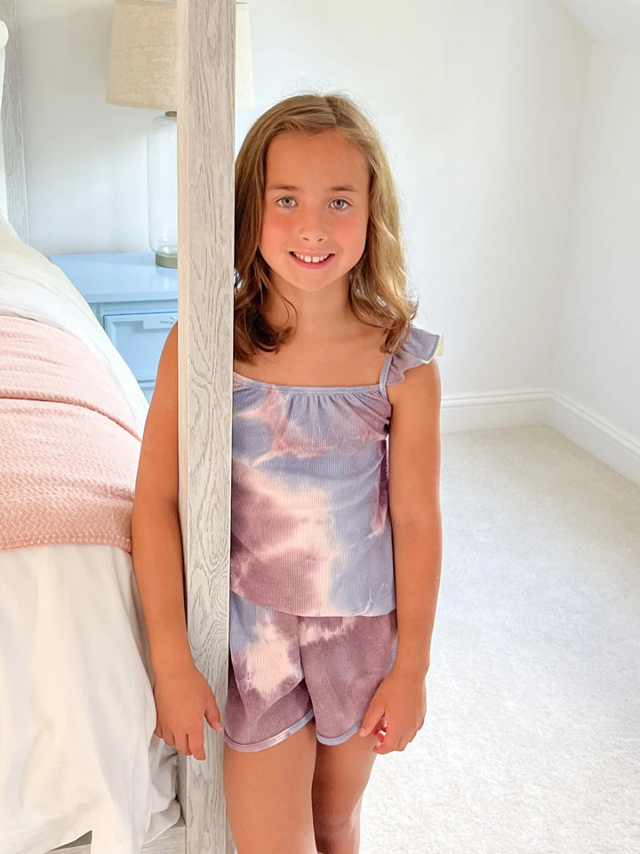 Two Piece Short Lounge Set
